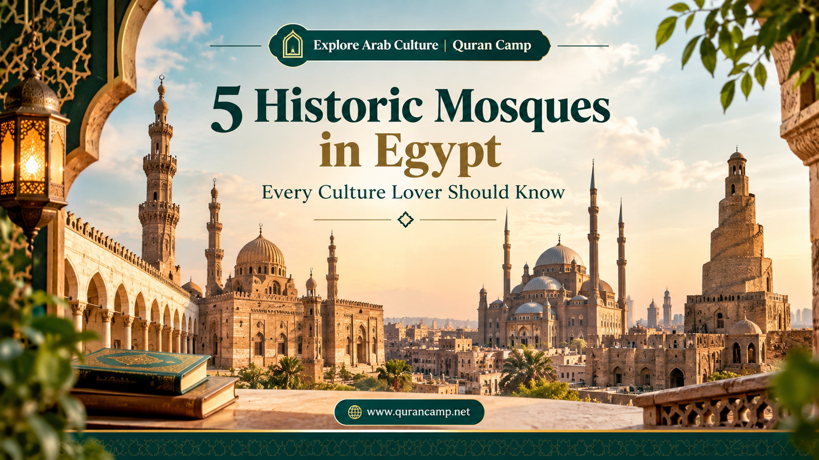 Historic mosques in Egypt featuring Islamic architecture in Cairo.